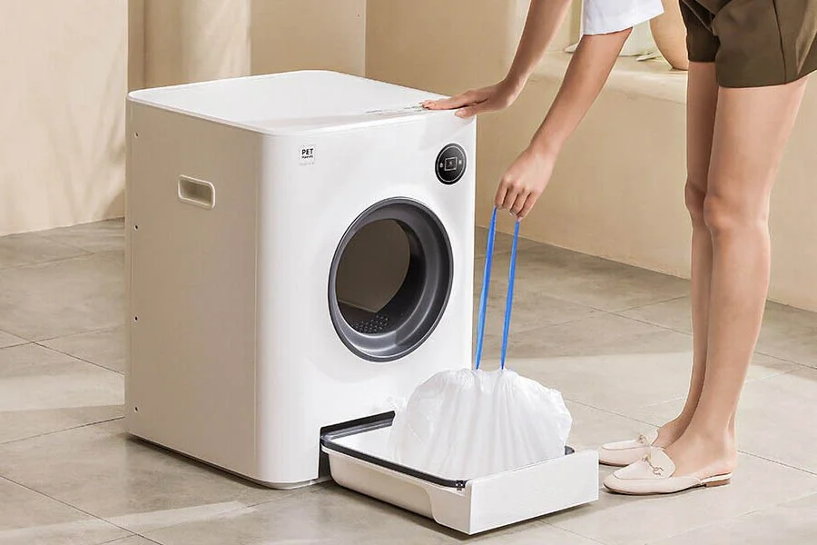 large self cleaning litter box